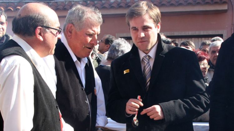 L'alcalde, Jordi Camps, en una foto d'arxiu durant la celebració del tradicional Ranxo de Vidreres © ACN