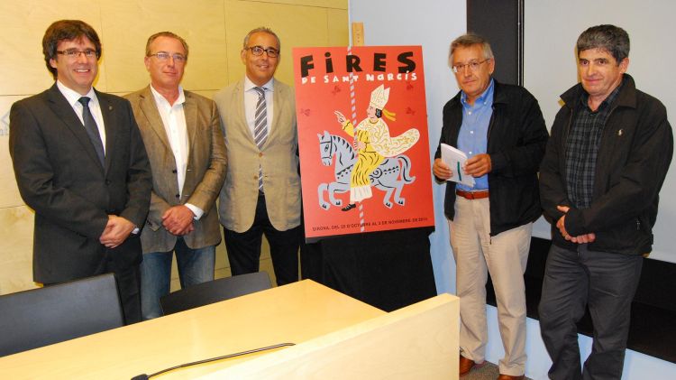 Moment de la presentació del cartell