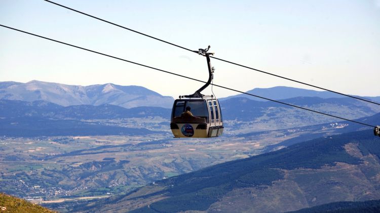 Telecabina de l'Estació de La Molina durant la temporada d'estiu © ACN