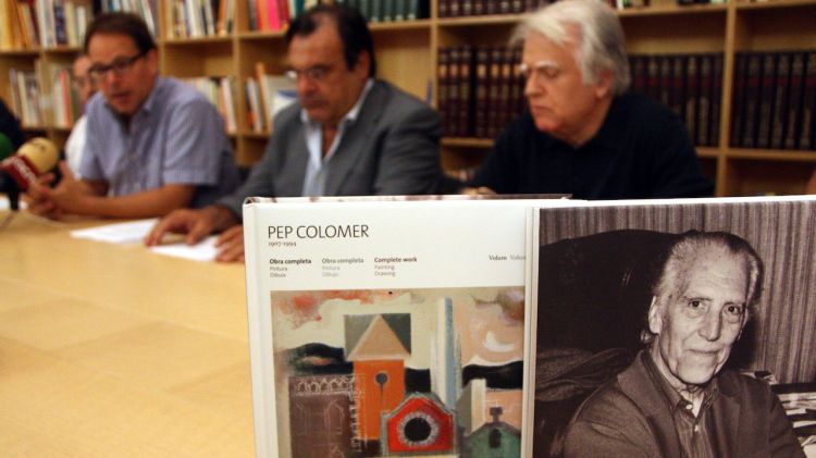 Presentació dels dos volums de l'obra completa de Pep Colomer © ACN