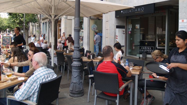 Una de les franquícies de Gelatiamo a Girona © ACN