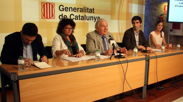 Presentació del projecte per pensar i dissenyar l'Espai Jove a la delegació del Govern, a Girona © ACN