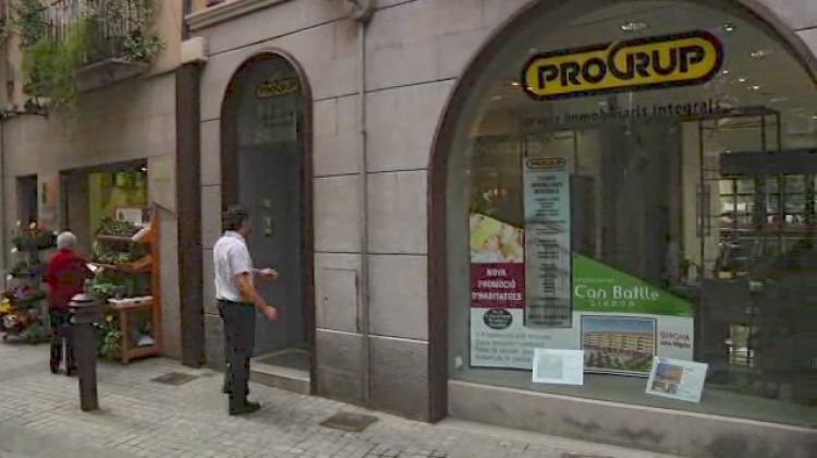 Exterior de les oficines de PROGRUP a Girona