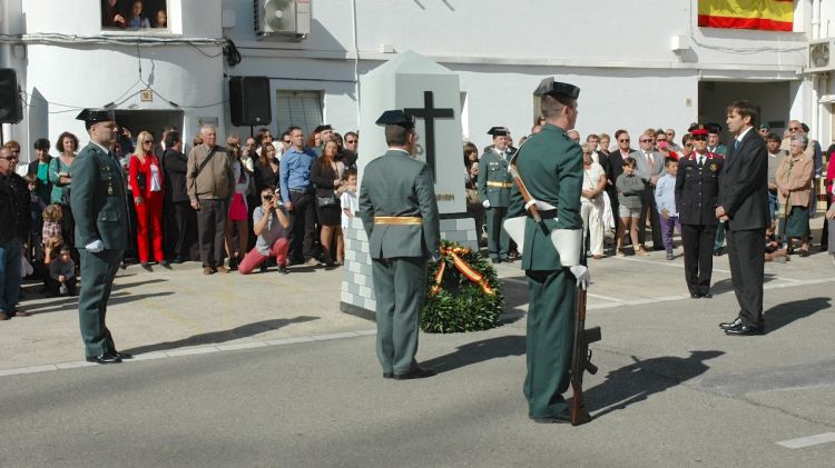 Un instant durant els actes de celebració de la festivitat del Pilar a Girona © ACN