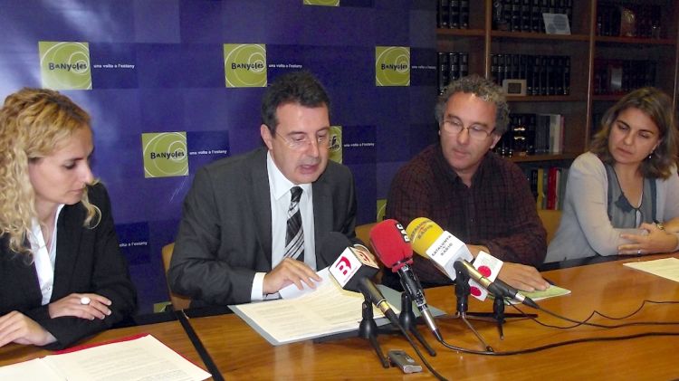 Presentació de la renovació de l'acord, aquest matí © ACN