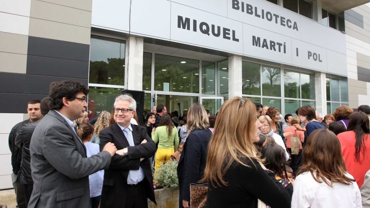 La biblioteca Miquel Martí i Pol de Sant Gregori ha comptat amb fons del PUOSC © Pere Duran