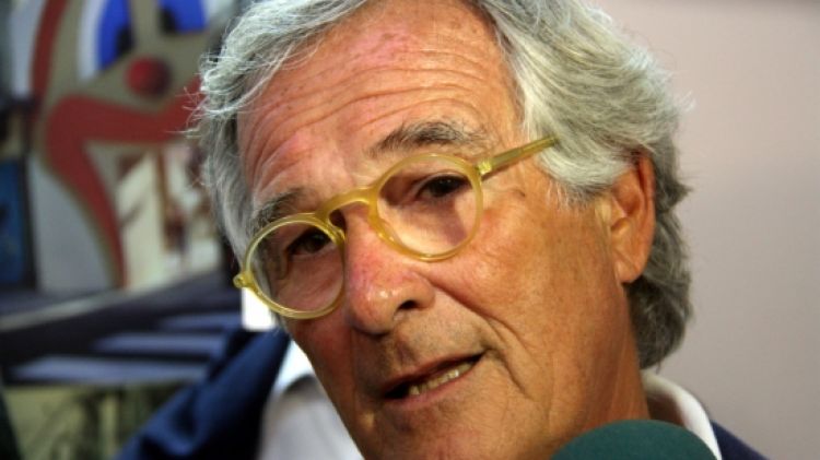 L'alcalde de Barcelona, Xavier Trias, durant una visita a les festa major del barri de Gràcia