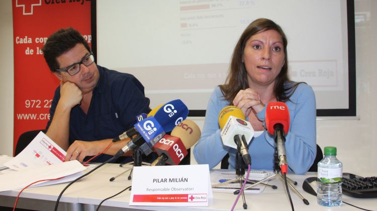 Jordi Martori i Pilar Milián, aquest matí © ACN