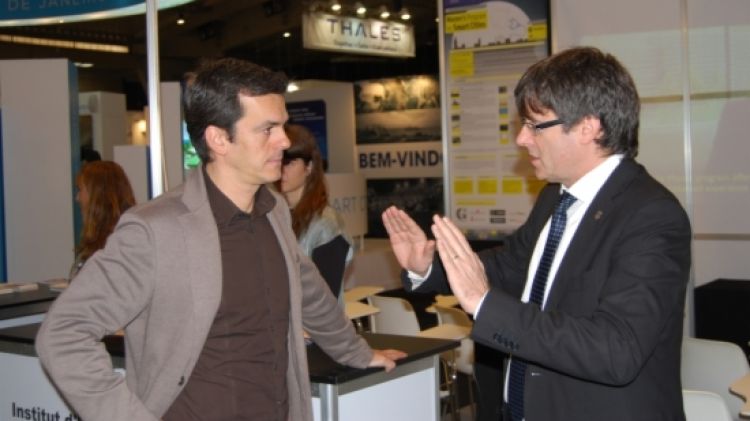 L'alcalde de Girona, Carles Puigdemont, a l'Smart City Expo World Congress  © ACN