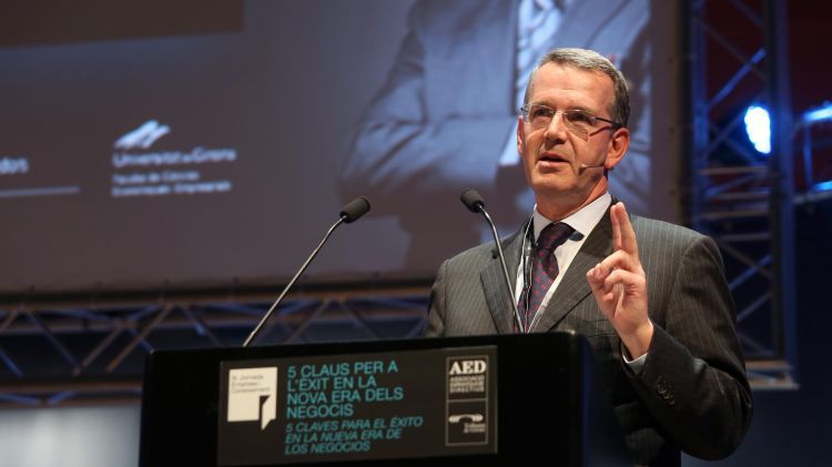 Ramon Forn aquest matí a l'Auditori de Girona © Joan Castro/ICONNA