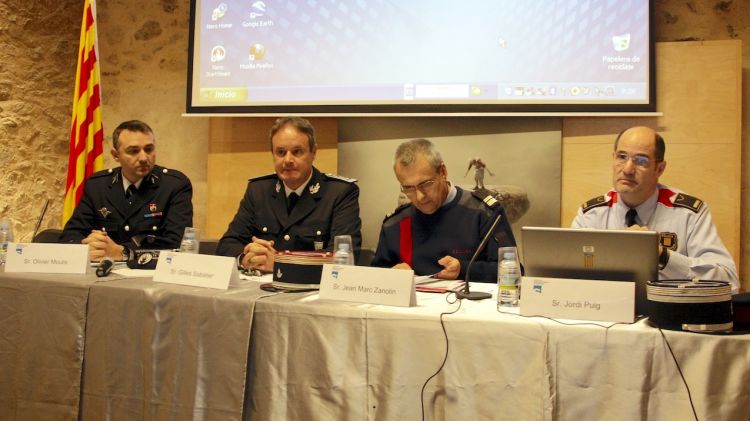 Jornada on s'han tractat les relacions policials transfrontereres avui a la Jonquera © ACN