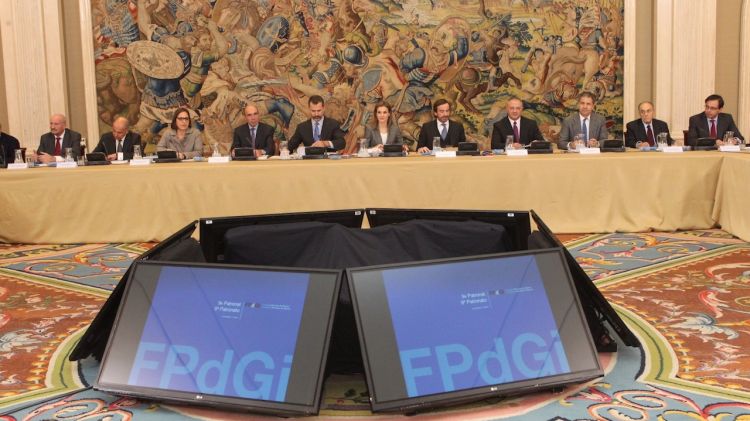 La reunió s'ha celebrat aquest dimecres al palau de la Zarzuela © ACN
