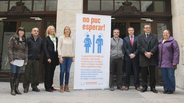 Un instant durant la presentació de la campanya 'No puc esperar!' © Ajuntament de Girona