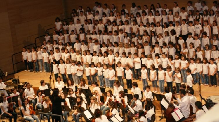 Un moment del concert celebrat ahir a l'auditori © AG