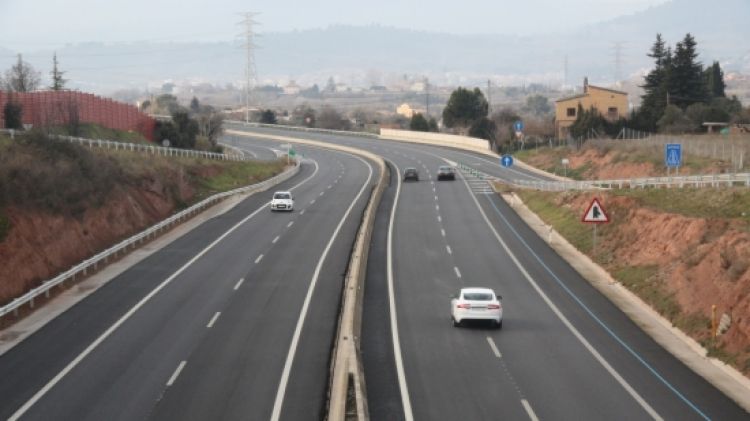 L'eix transversal desdoblat a l'alçada de Manresa © ACN