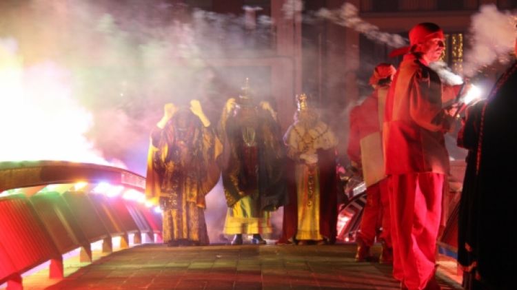 Un dels moments de la Cavalcada de Reis de Girona de l'any passat © ACN