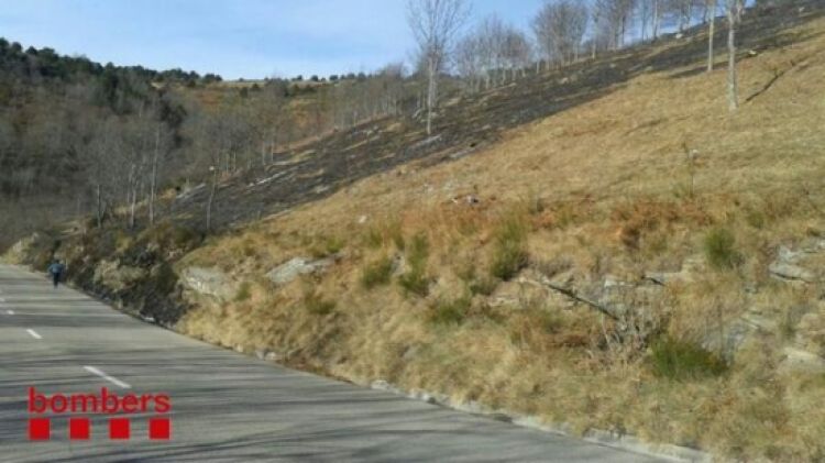 Zona agrícola de la finca Mas Pastoret de Molló © ACN