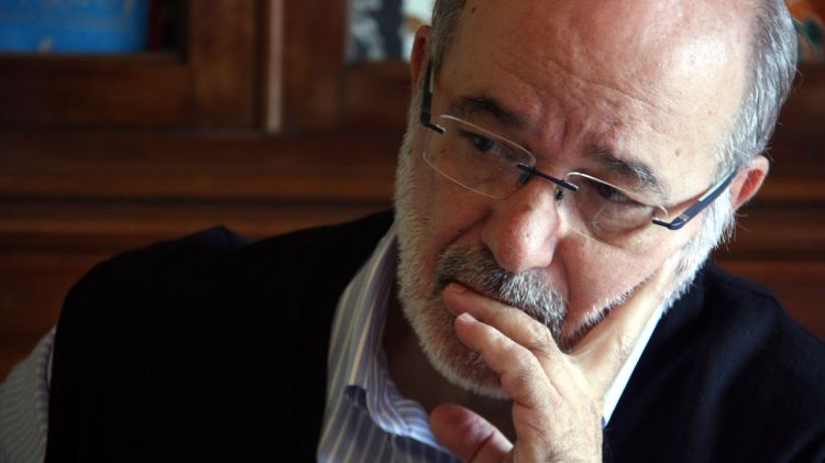 Josep Maria Terricabras en un moment de l'entrevista © ACN