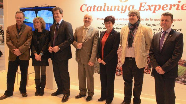 El Club de la Badia de Roses ha visitat aquest dijous la Fira Internacional de Turisme © ACN