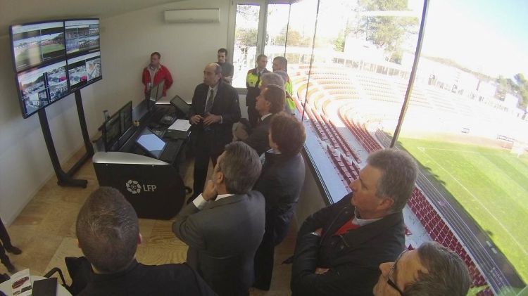 Sala de control del nou sistema de seguretat