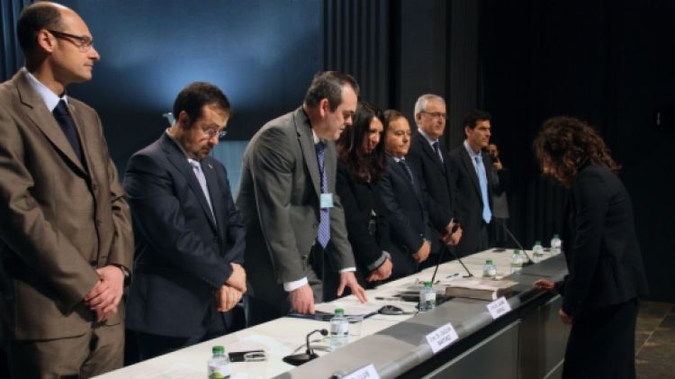 Les primeres secretàries directors dels serveis comuns de l'oficina judicial de Girona prenent possessió del càrrec (horitzontal)