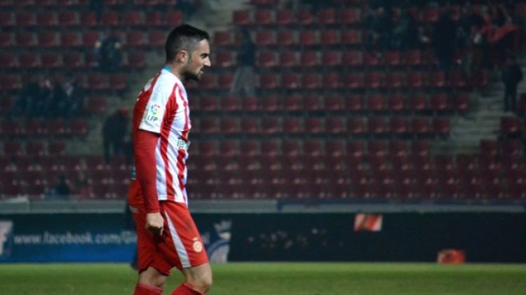 El blanc-i-vermell Richy al final del matx  © LFP