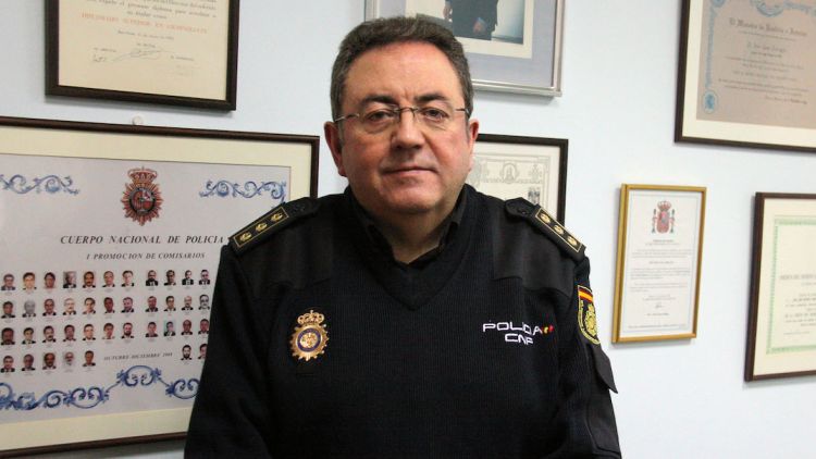El nou cap de la policia estatal a les comarques gironines, el comissari principal José S. Juan Ferragut © ACN