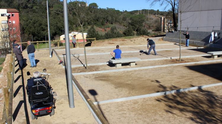 Les noves pistes de petanca © Aj. Girona