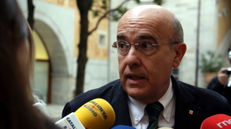 El conseller de Salut, Boi Ruiz, ha valorat la sentència sobre el cèntim sanitari des de Girona  © ACN