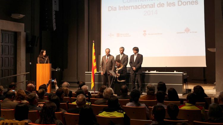 Acte institucional celebrat ahir a la tarda a Girona © Miquel Millan