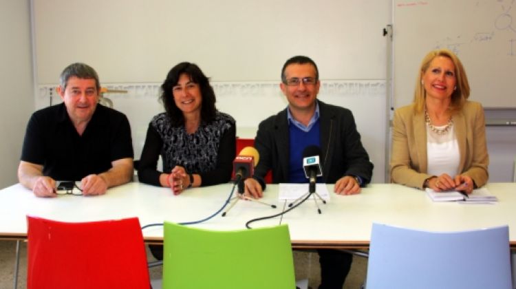 D'esquerra a dreta; Esteve Gratacós (Mixt), Mireia Mata (ERC), Pere Casellas (PSC) i Àngels Olmedo (PP) © ACN