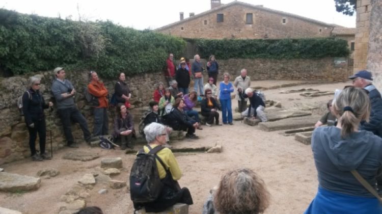 Un instant durant la ruta que han realitzat els membres de Gent del Ter i SOS Empordanet