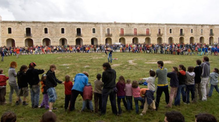 Darrera trobada d'escoltes al Castell de Sant Ferran el 2008