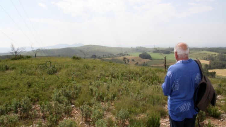 El parc eòlic projectat a la serra de Ventalló havia de fer-se en aquests terrenys © ACN