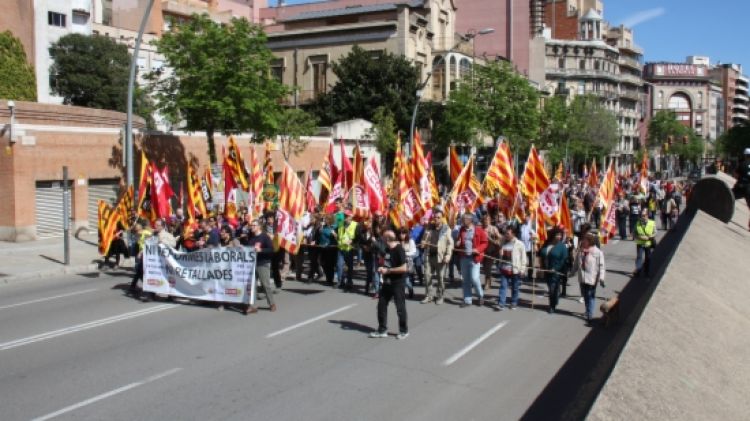 Unes 200 persones han participat en la manifestació © ACN