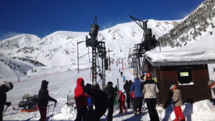 Una de les pistes de l'estació Vallter 2000 aquest cap de setmana © ACN