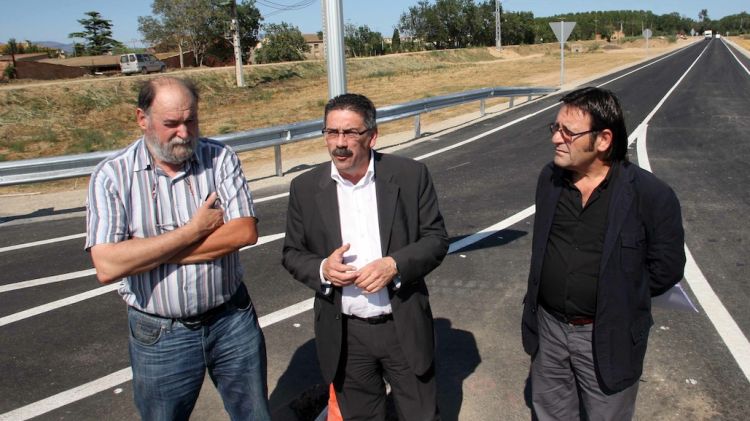 D'esquerra a dreta: Pere Moradell, Enric Vilert i  Pere Trias © Pere Duran