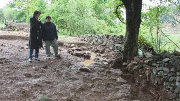 Les primeres parets del poblat ibèric © ACN