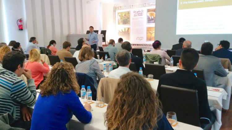 Instant de la celebració del seminari Marca Enoturisme