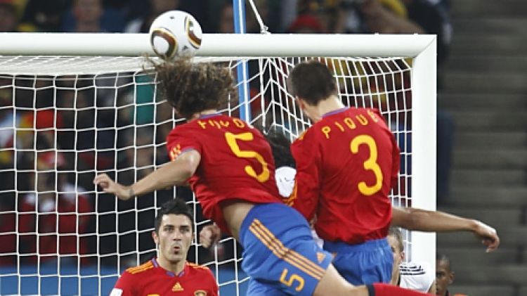 El gol de Carles Puyol permetrà que 'la Roja' jugui la final del Mundial © C. Rubio - RFEF