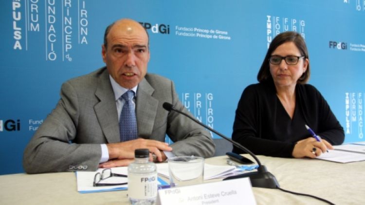 Antoni Esteve (esquerra) en una imatge d'arxiu © ACN