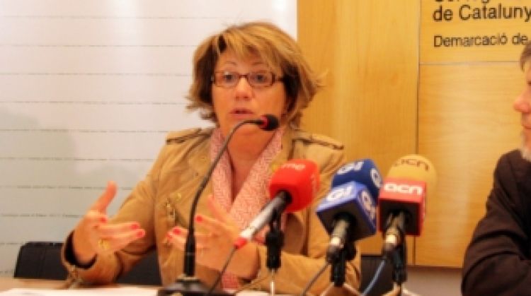La presidenta de l'AECC-Catalunya contra el Càncer a Girona, Pilar Cort © ACN