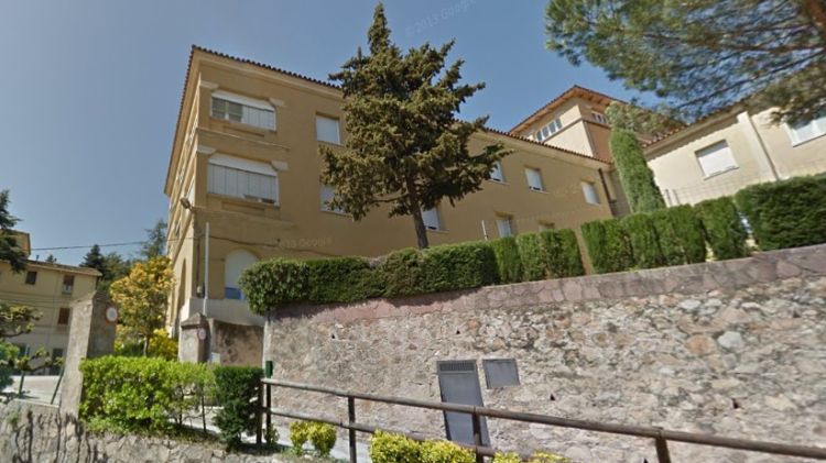 Exterior de la residència situada al carrer Dr. Santiago Geli d'Arbúcies