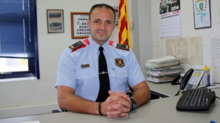 El cap de l'ABP de la Bisbal-Baix Empordà, l'inspector David Puertas © ACN