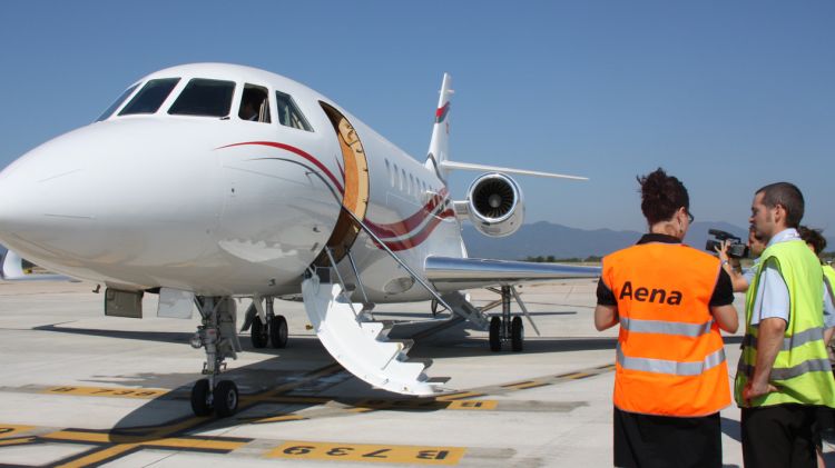 La companyia catalana Corporatejets ofereix vols xàrters als empresaris gironins © ACN