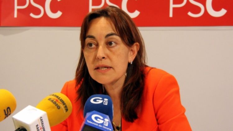 Sílvia Paneque, durant la roda de premsa © ACN