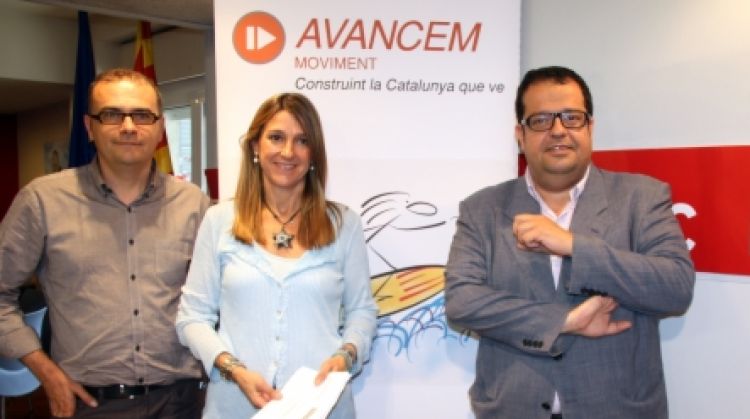 D'esquerra a dreta, Ignasi Thió, Glòria Plana i Joan Ignasi Elena (arxiu) © ACN