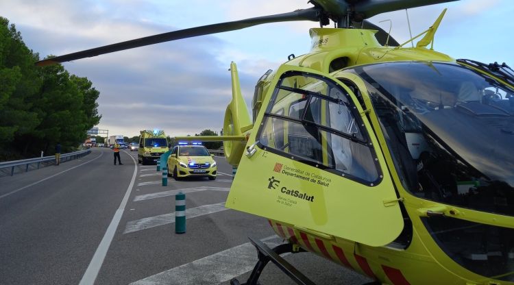 Mor un motorista en una col·lisió amb una autocaravana a Sant Feliu de Buixalleu