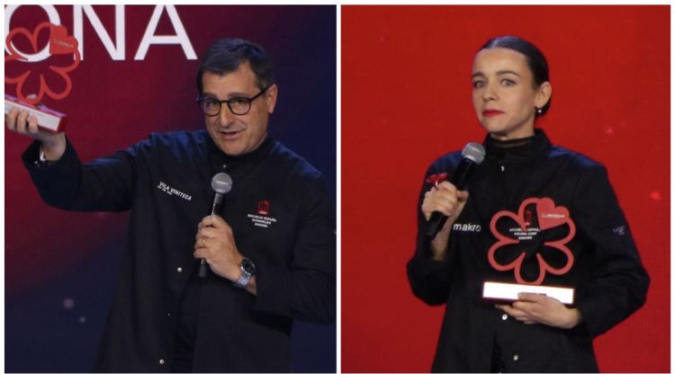 Josep Roca, millor sommelier i Martina Puigvert, millor xef jove als premis Estrella Michelin