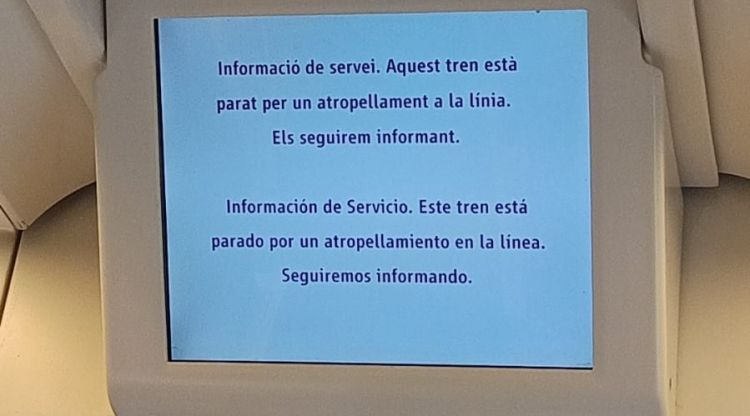 Aturats els trens per l'atropellament d'una persona a Girona
